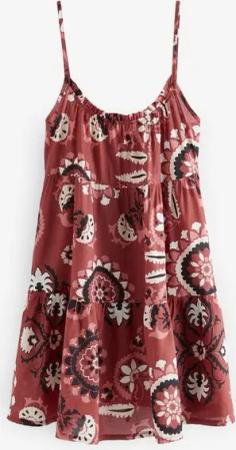 Next Sommerkleid Gestuftes Mini-Sommerkleid, Kurzgröße (1-tlg)
