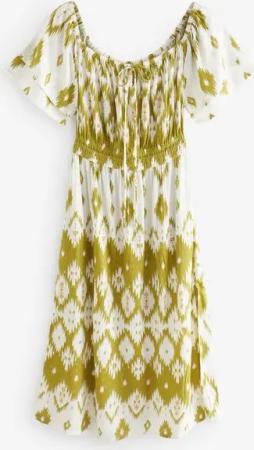 Next Sommerkleid Schulterfreies Sommerkleid (1-tlg)