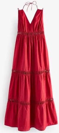 Next Sommerkleid Gestuftes Sommerkleid, Petite (1-tlg)
