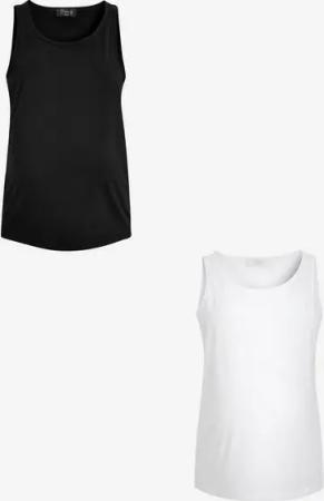 Next Umstandstop Umstandsmode-Basics Trägerhemden im 2er-Pack (2-tlg)