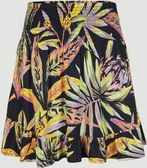 O'Neill Sommerrock O'Neill Rock Smocked Skirt Black Tropical Flower