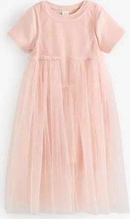 Next Shirtkleid T-Shirtkleid aus Netzstoff (2-tlg)