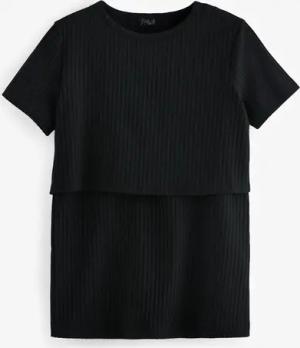 Next Umstandsshirt Geripptes T-Shirt zum Stillen, Umstandsmode (1-tlg)