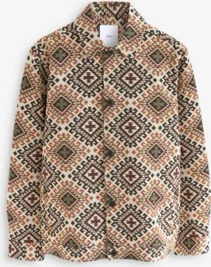 Next Outdoorhemd Gemusterte Gobelin-Hemdjacke (1-tlg)