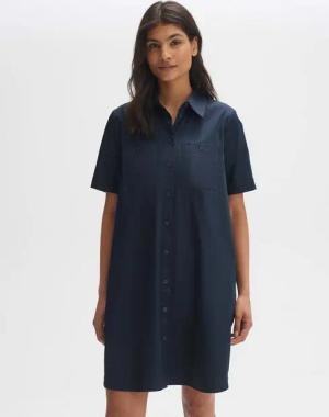 OPUS Hemdblusenkleid Hemdblusenkleid WARENE