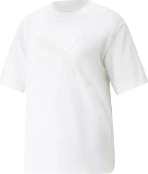 PUMA T-Shirt PUMA Her T-Shirt Damen Weiß Kurzarm-Shirts Damen Baumwolle
