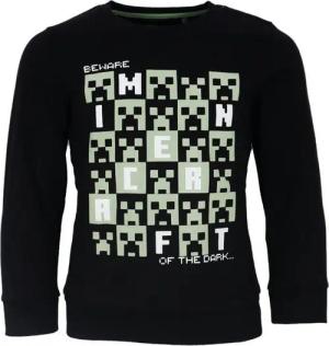 Minecraft Sweater Minecraft Beware of the Dark Kinder Jungen Pulli Pullover Glow in the Dark