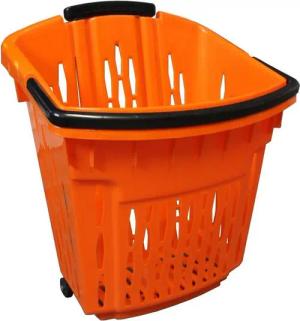 GERSO Einkaufskorb Einkaufskorb mit Rollen ca.40L