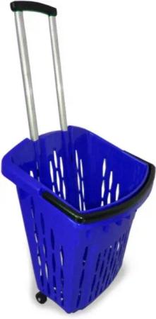 GERSO Einkaufskorb Einkaufskorb mit Rollen ca.40L