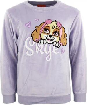 PAW PATROL Sweater Paw Patrol Skye Kinder Velour Pullover Sweater Pulli Gr. 98 bis 128