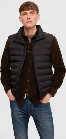SELECTED HOMME Steppweste SLHBARRY QUILTED GILET NOOS