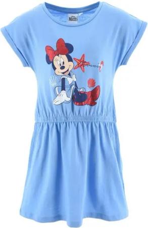 Disney Minnie Mouse Sommerkleid Mädchen kurzarm Sommer-Kleid Strand-Kleid