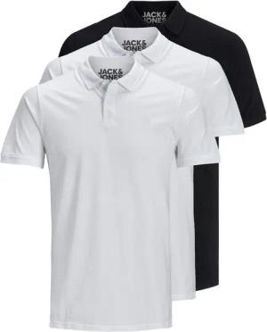 Jack & Jones Poloshirt Basic (3-tlg., 3er Pack) slimfit / figurbetont geschnitten