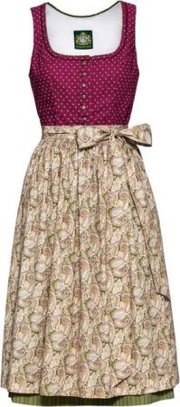 Hammerschmid Dirndl Midi-Dirndl Koflersee mit Paisley-Muster