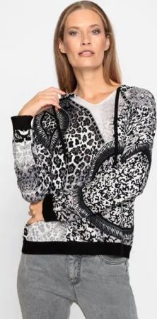 heine Strickpullover Druck-Pullover