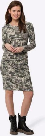 heine Etuikleid Druck-Kleid