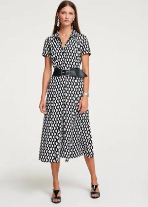 heine Etuikleid Druck-Kleid