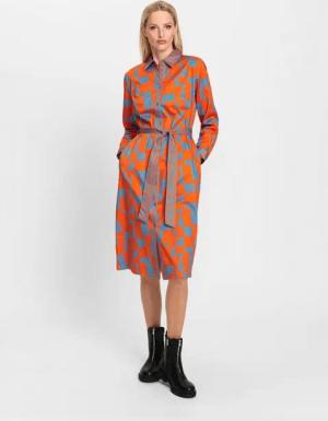 heine Etuikleid Hemdblusenkleid