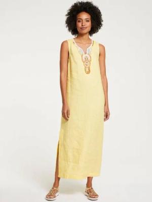 heine Etuikleid Leinenkleid