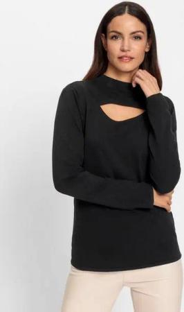 heine Strickpullover Stehkragenpullover