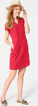 heine Etuikleid Leinenkleid