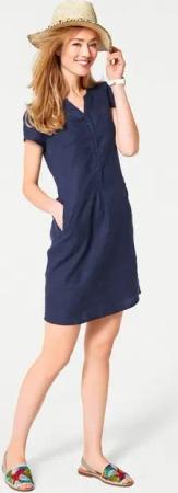 heine Etuikleid Leinenkleid