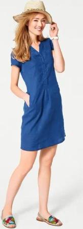 heine Etuikleid Leinenkleid
