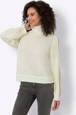 heine Strickpullover Stehkragenpullover