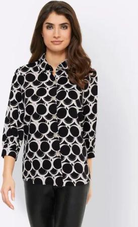 heine Klassische Bluse Druckbluse