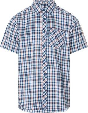 McKINLEY Kurzarmhemd Armon M - Herren Hemd - blau/weiß/rot