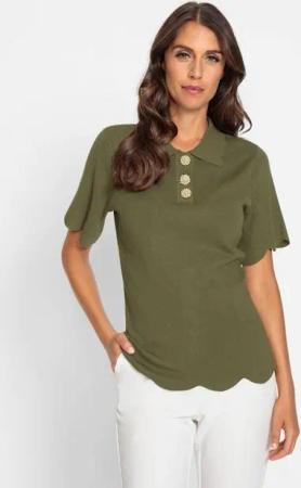 heine Strickpullover Polopullover