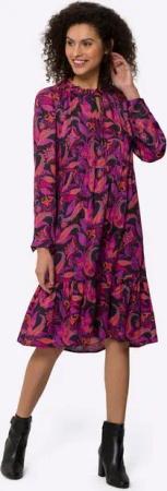 heine Etuikleid Volantkleid