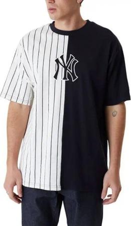 New Era T-Shirt T-Shirt New Era MLBHalf Striped New York Yankees