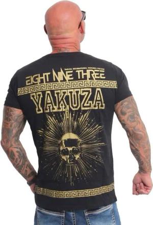 YAKUZA T-Shirt VIP Aztecs mit goldenem Metallic-Print