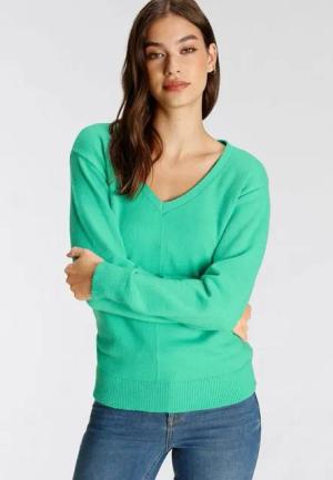Tamaris V-Ausschnitt-Pullover mit Frontbiese