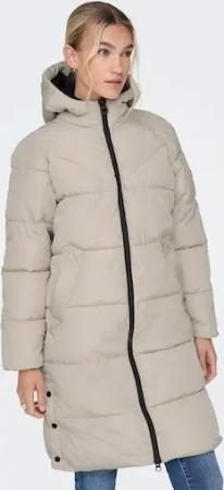 ONLY Steppmantel ONLAMANDA LONG PUFFER COAT mit Kapuze