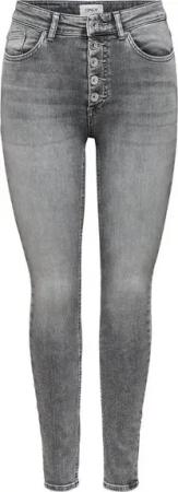 ONLY Skinny-fit-Jeans Damen Jeans Hose ONLBLUSH HW BUTTON SK REA0918
