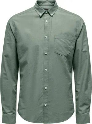 ONLY & SONS Langarmhemd Slim Fit Langarm Oxford ONSALVARO SLIM LS OXFORD SHIRT NOOS