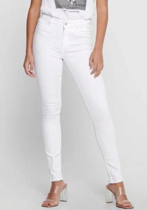 ONLY Ankle-Jeans ONLBLUSH MID SK RW ANK DNM REA0730 NOOS mit leicht ausgefranstem Beinabschluss