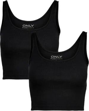ONLY Shirttop (2-tlg) ONLNESSA S/L SHORT TOP JRS NOOS