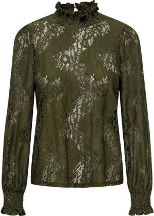 ONLY Langarmbluse INA ZOEY (1-tlg) Drapiert/gerafft