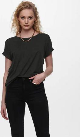 ONLY T-Shirt ONLMOSTER S/S O-NECK TOP NOOS JRS mit Aufschlag am Arm