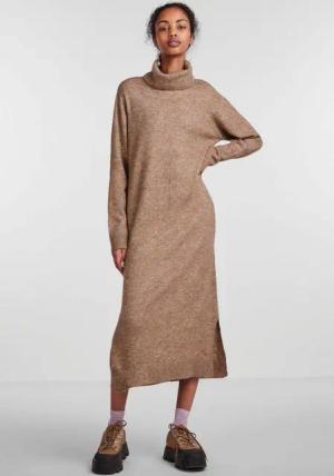 pieces Strickkleid PCJULIANA LS ROLLNECK KNIT DRESS NOOS BC
