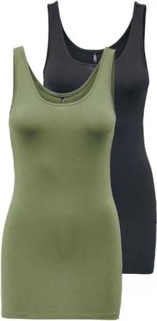 ONLY Tanktop ONLLIVE LOVE NEW LONG TT 2PACK NOOS (Packung, 2er-Pack)