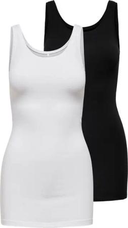 ONLY Tanktop ONLLIVE LOVE NEW LONG TT 2PACK NOOS (Packung, 2er-Pack)