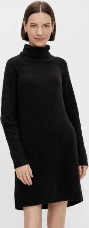 pieces Strickkleid PCELLEN LS HIGH NECK KNIT DRESS NOOS BC