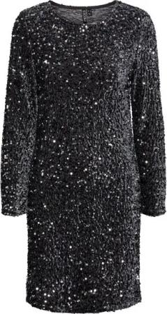 pieces Cocktailkleid KAM (1-tlg) Pailletten