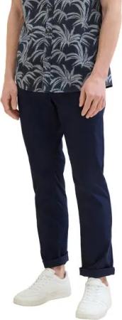 TOM TAILOR 5-Pocket-Hose mit Marken-Badge auf der Rückseite