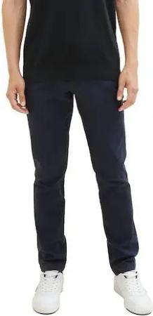 TOM TAILOR Chinohose (2-tlg., inklusive Gürtel) mit dezenter Struktur