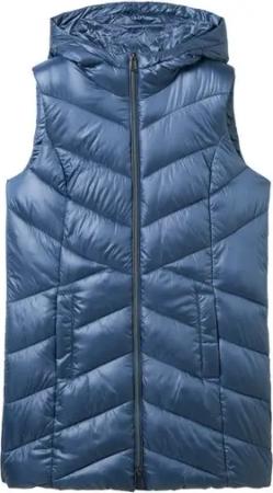 TOM TAILOR Steppweste Steppweste mit Kapuze - Regular Fit